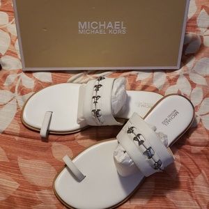 Michael Kors leather sandals